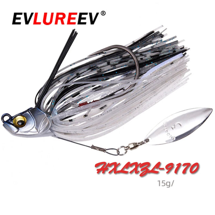 13.5g Chatterbait Spinner Jig – Bass Fishing Lure Kit