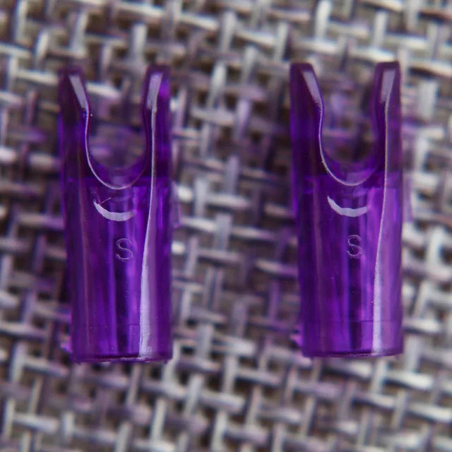 50pcs Arrow Pin Nocks – Size L & S for ID6.2mm/ID4.2mm Shafts