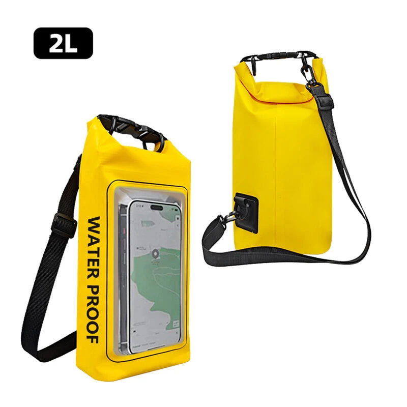 Waterproof Dry Bag with Touchscreen – 2L/5L for Outdoor Sports