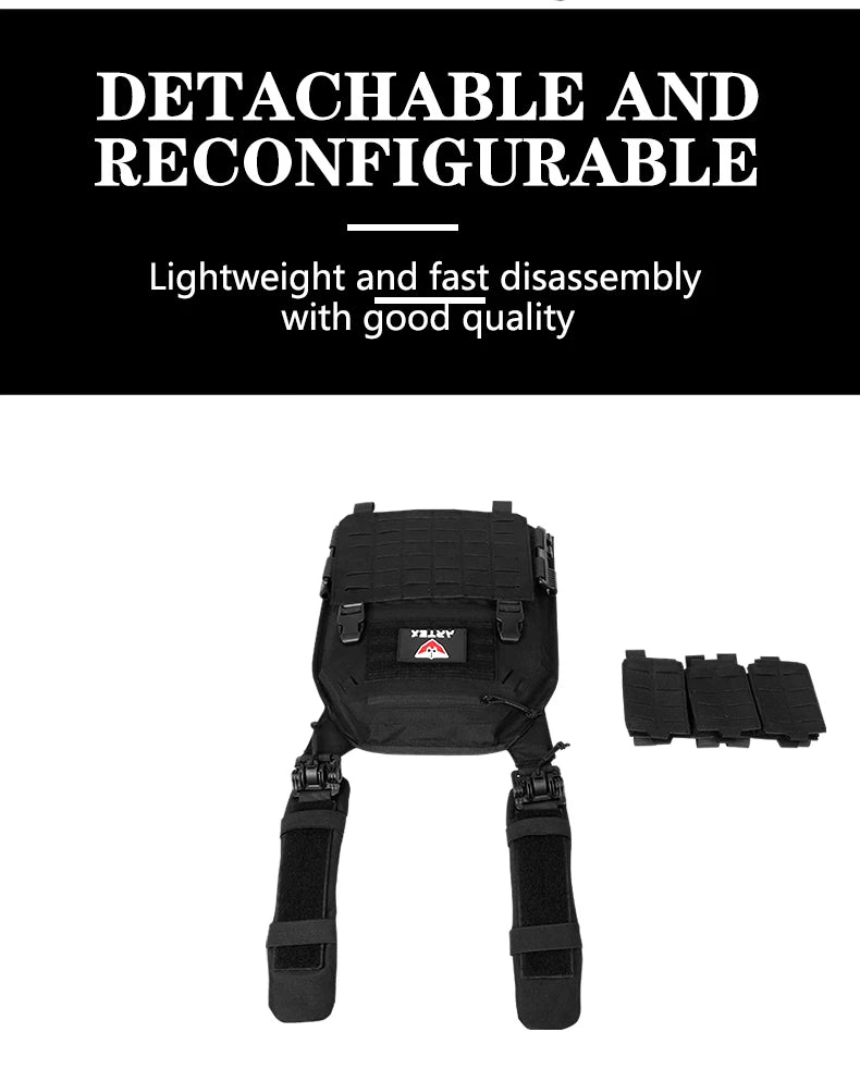 Ranger Green Tactical Plate Carrier Vest – MOLLE & Quick-Release