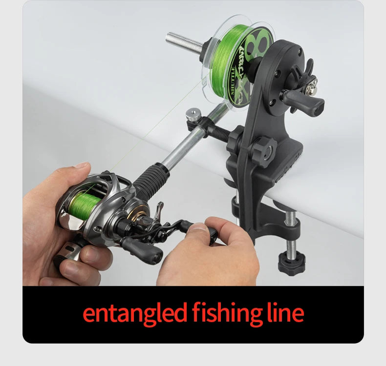 LINNHUE Fishing Line Winder – Lightweight Spooler for Spinning & Baitcasting Reels