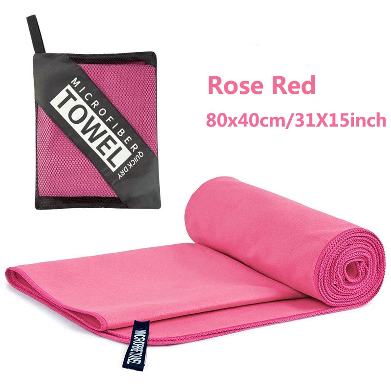 Quick-Dry Microfiber Towel – 40x80cm Lightweight Travel & Sports Towel