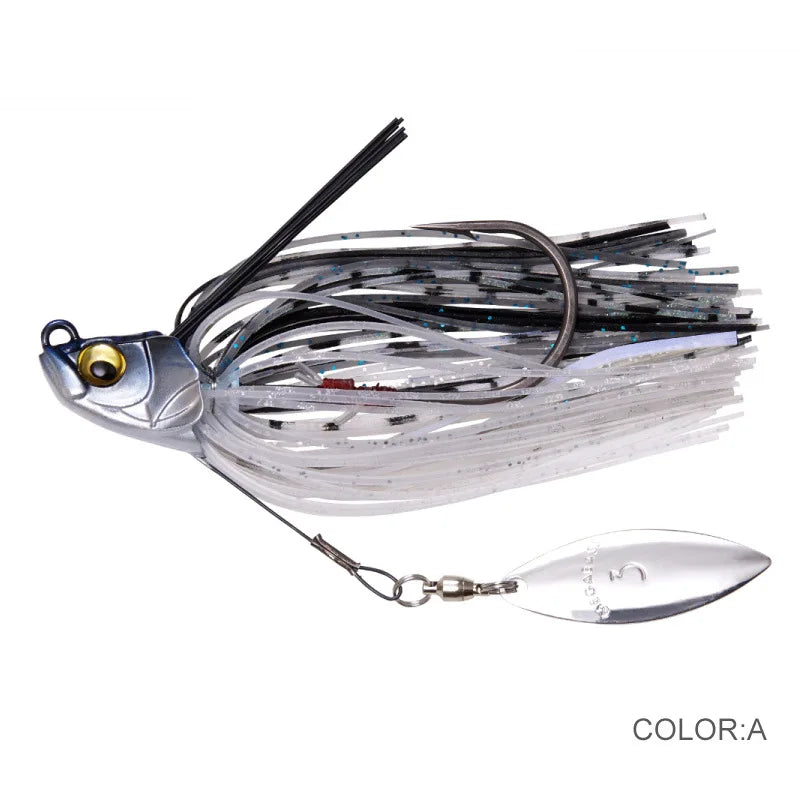 13.5g Chatterbait Spinner Jig – Bass Fishing Lure Kit