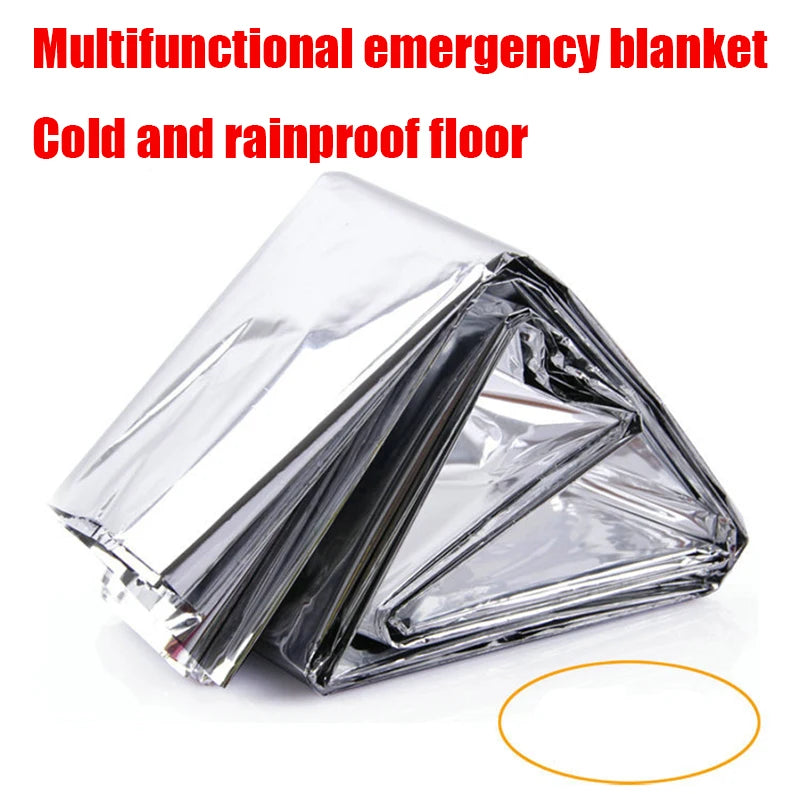 Emergency Thermal Survival Blanket – Waterproof & Windproof