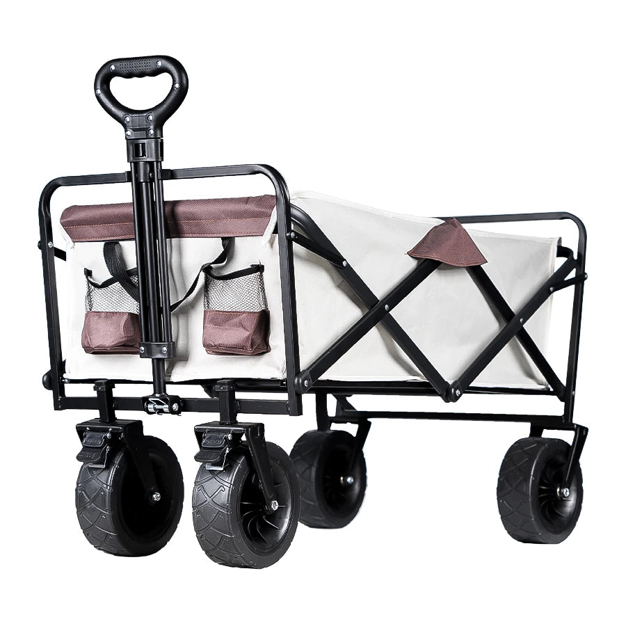 Collapsible Folding Utility Wagon – Heavy-Duty Outdoor Cart