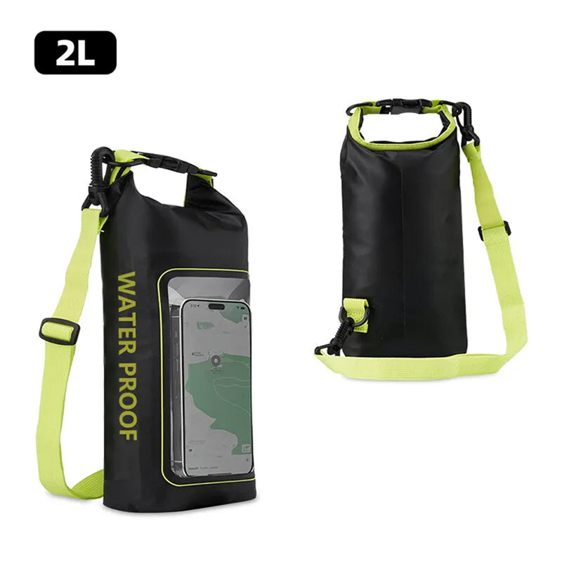 Waterproof Dry Bag with Touchscreen – 2L/5L for Outdoor Sports