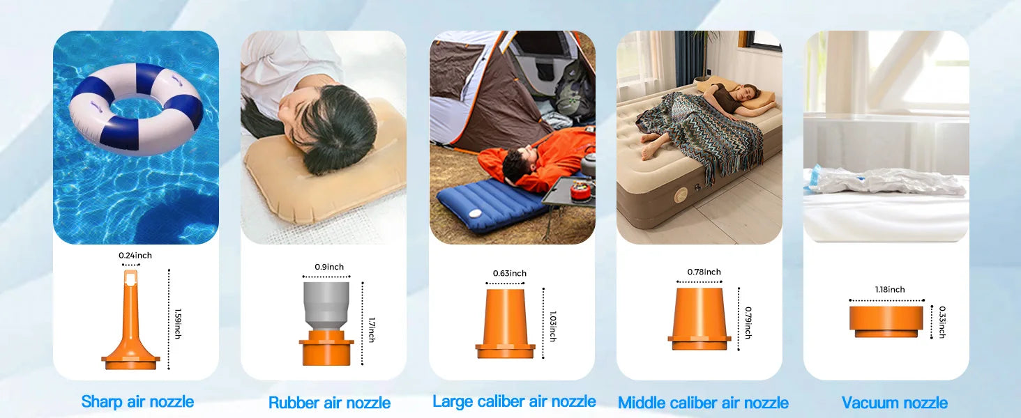 3-in-1 Mini Portable Inflator