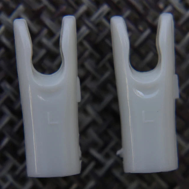 50pcs Arrow Pin Nocks – Size L & S for ID6.2mm/ID4.2mm Shafts