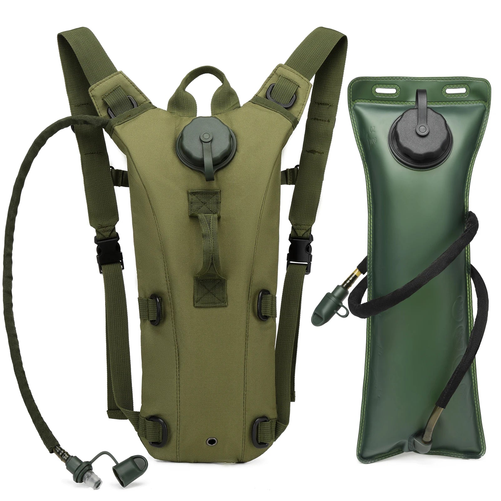 Waterproof Hydration Pack Backpack with 3L Bladder