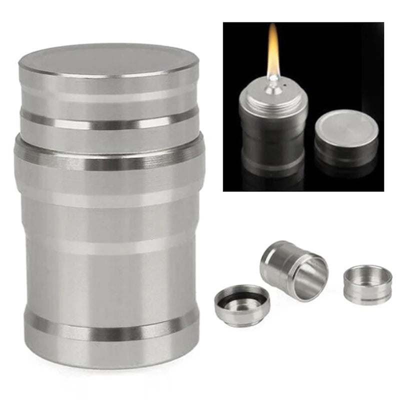 Mini Metal Alcohol Lamp for Camping & Lab Use