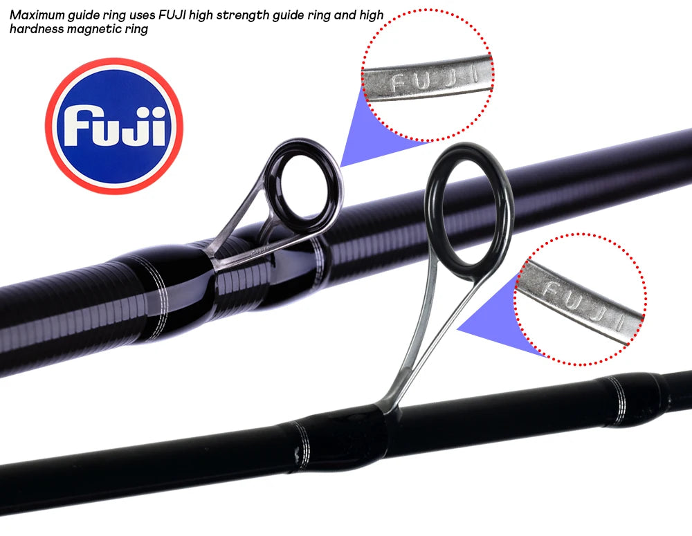 MAXIMUS Carbon Lure Fishing Rod – 1.8m–3.0m Travel Spinning/Casting