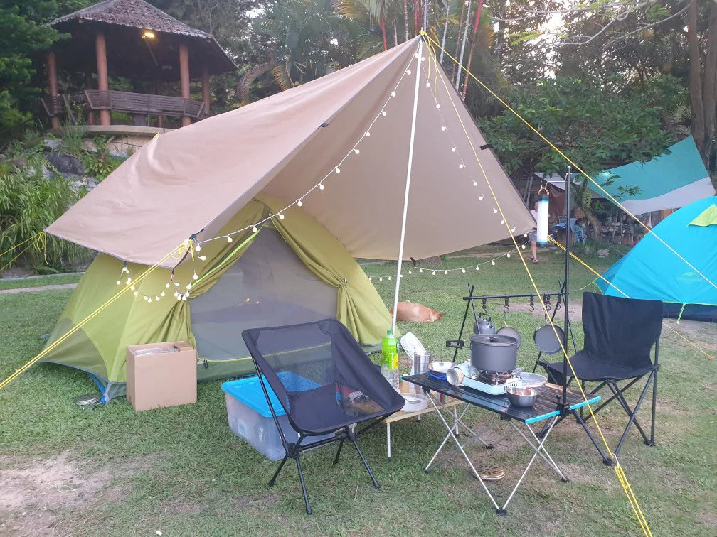 Waterproof Camping Tarp with 19 Hang Points