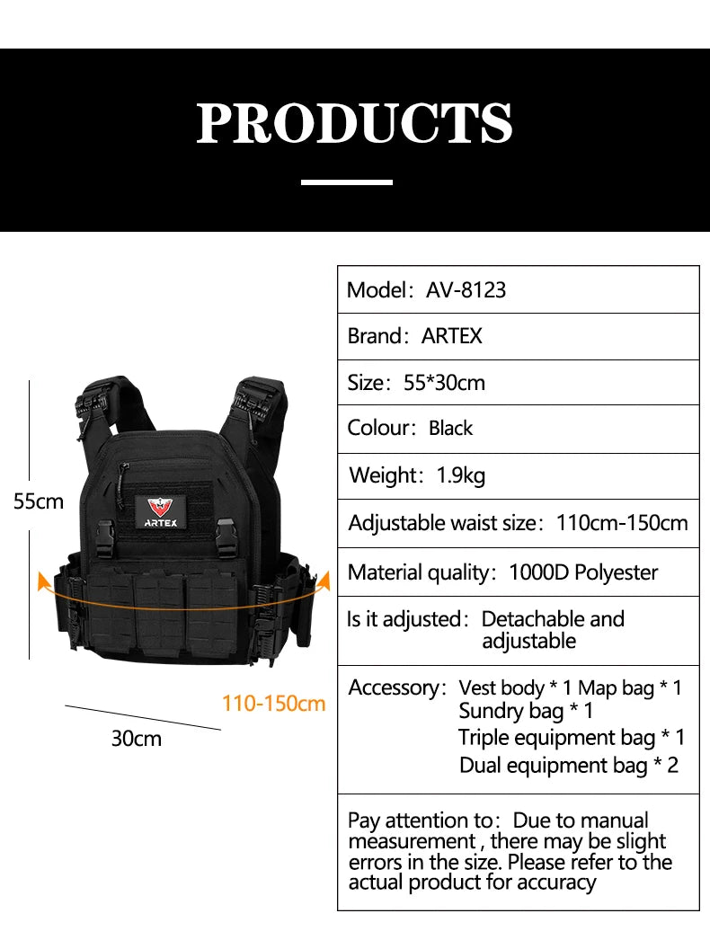 Ranger Green Tactical Plate Carrier Vest – MOLLE & Quick-Release