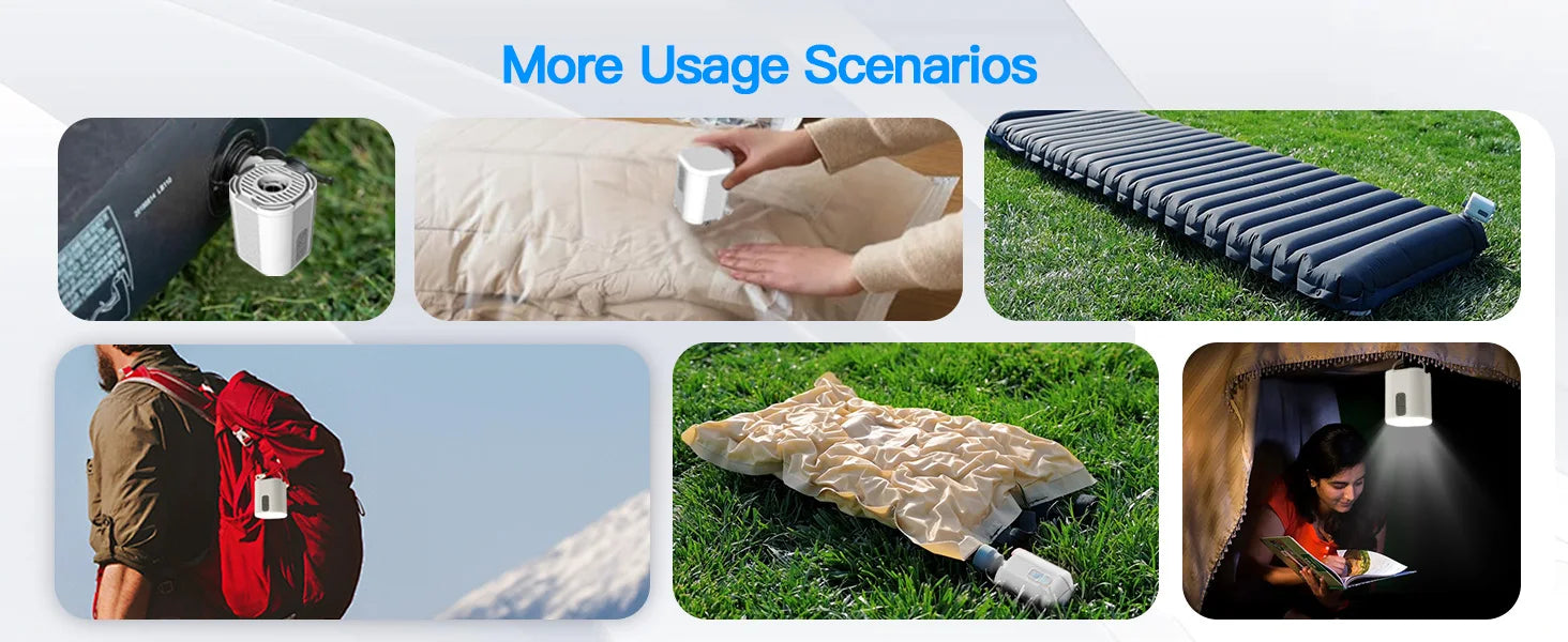 3-in-1 Mini Portable Inflator