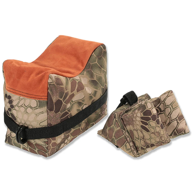 Front & Rear Rifle Shooting Rest Bags – Unfilled Tactical Gun Support