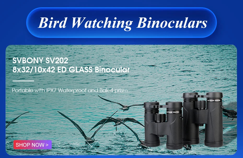 SVBONY SV47 Waterproof Bird Watching Binoculars