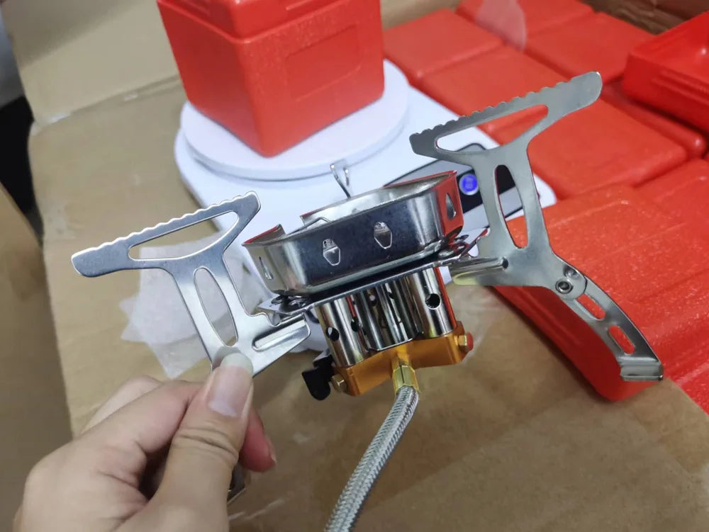 TARKA 3-Head Folding Camping Gas Stove – 5800W