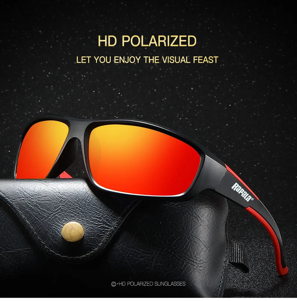 Rapala Polarized Fishing Sunglasses – UV Protection with Case