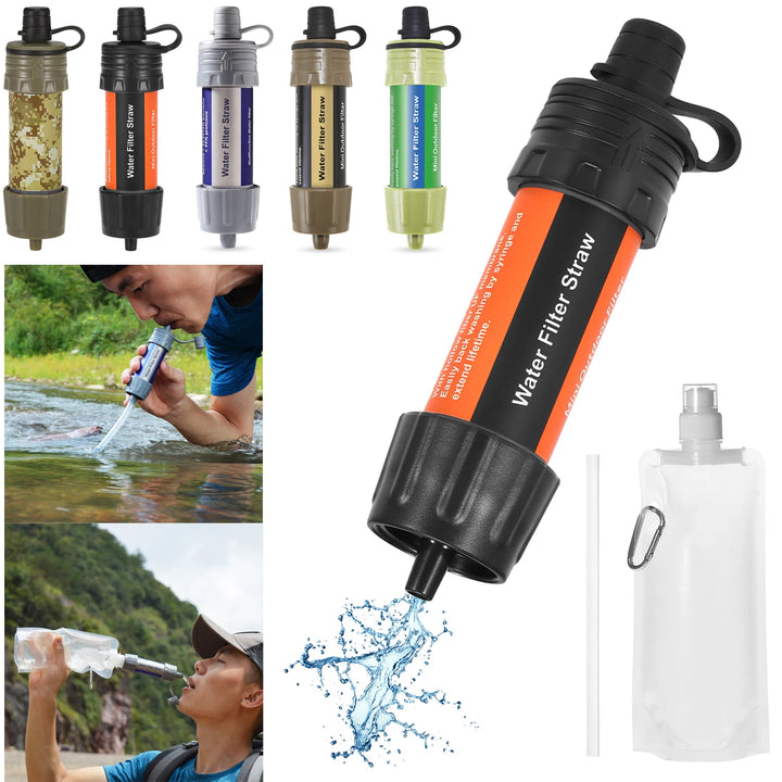 Portable Outdoor Water Filter Purifier for Camping