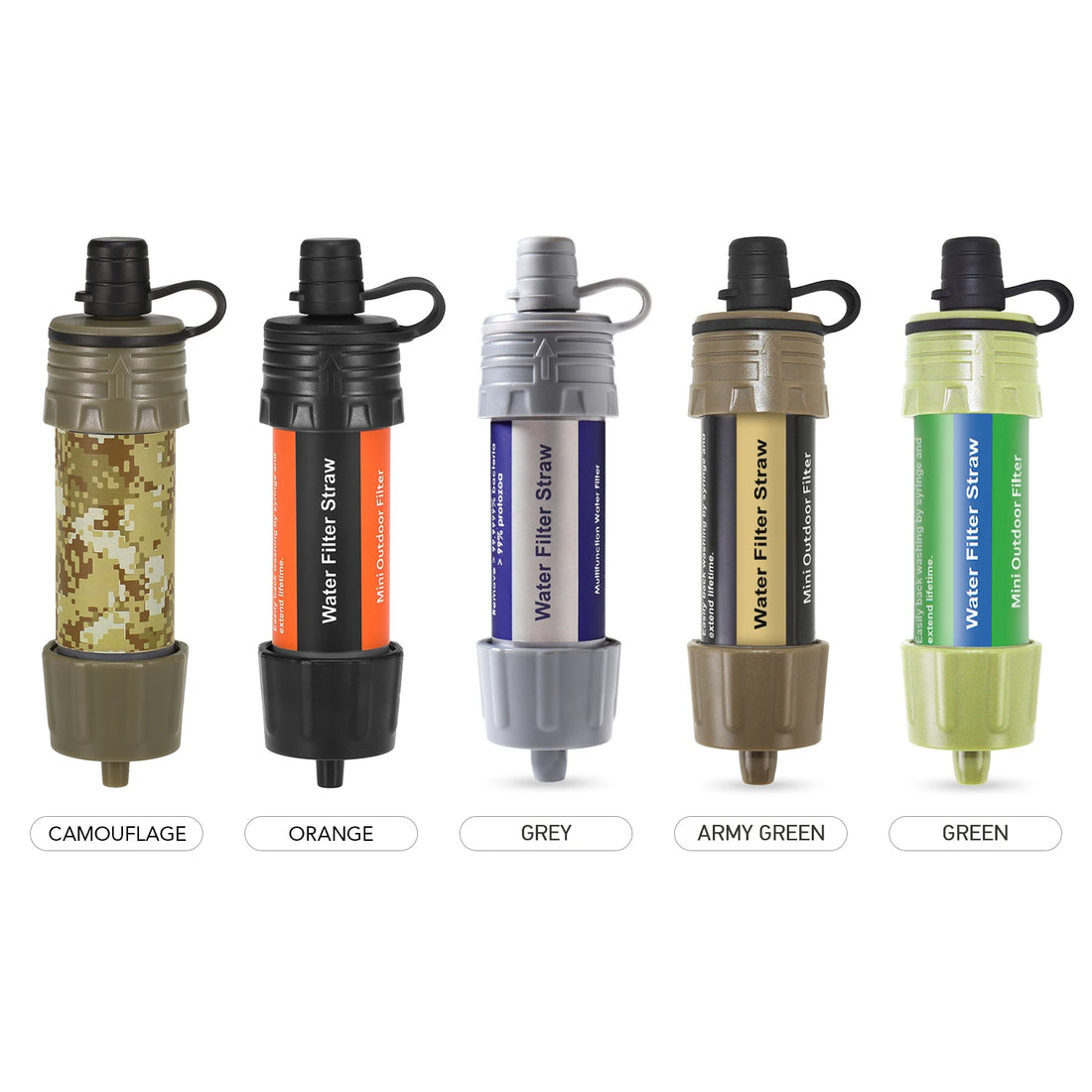 Portable Outdoor Water Filter Purifier for Camping