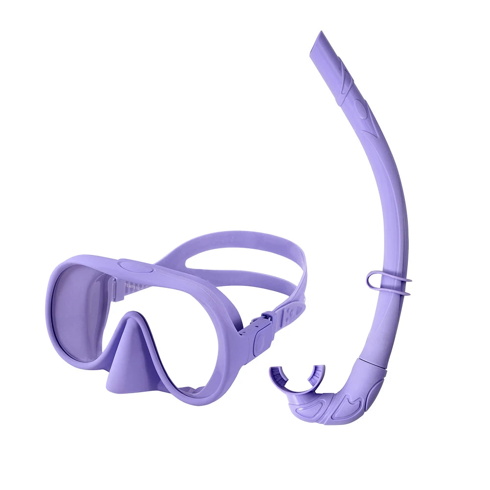Diving Mask & Snorkel Set – Anti-Fog Swim Goggles with Breathing Tube