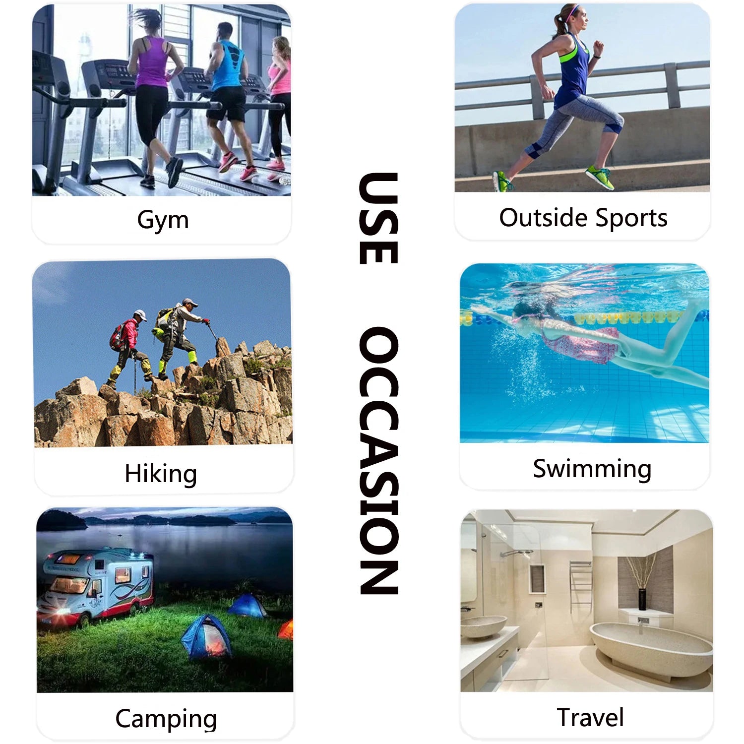 Quick-Dry Microfiber Towel – 40x80cm Lightweight Travel & Sports Towel