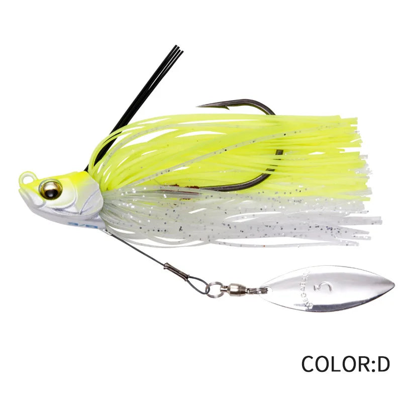 13.5g Chatterbait Spinner Jig – Bass Fishing Lure Kit
