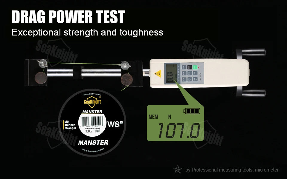 SeaKnight W8 II 300M PE Braided Fishing Line – 8-Weave Saltwater Grade