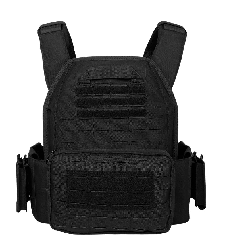 Ranger Green Tactical Plate Carrier Vest – MOLLE & Quick-Release