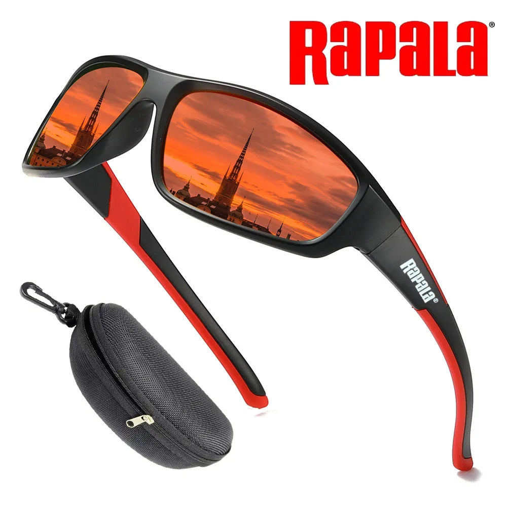 Rapala Polarized Fishing Sunglasses – UV Protection with Case