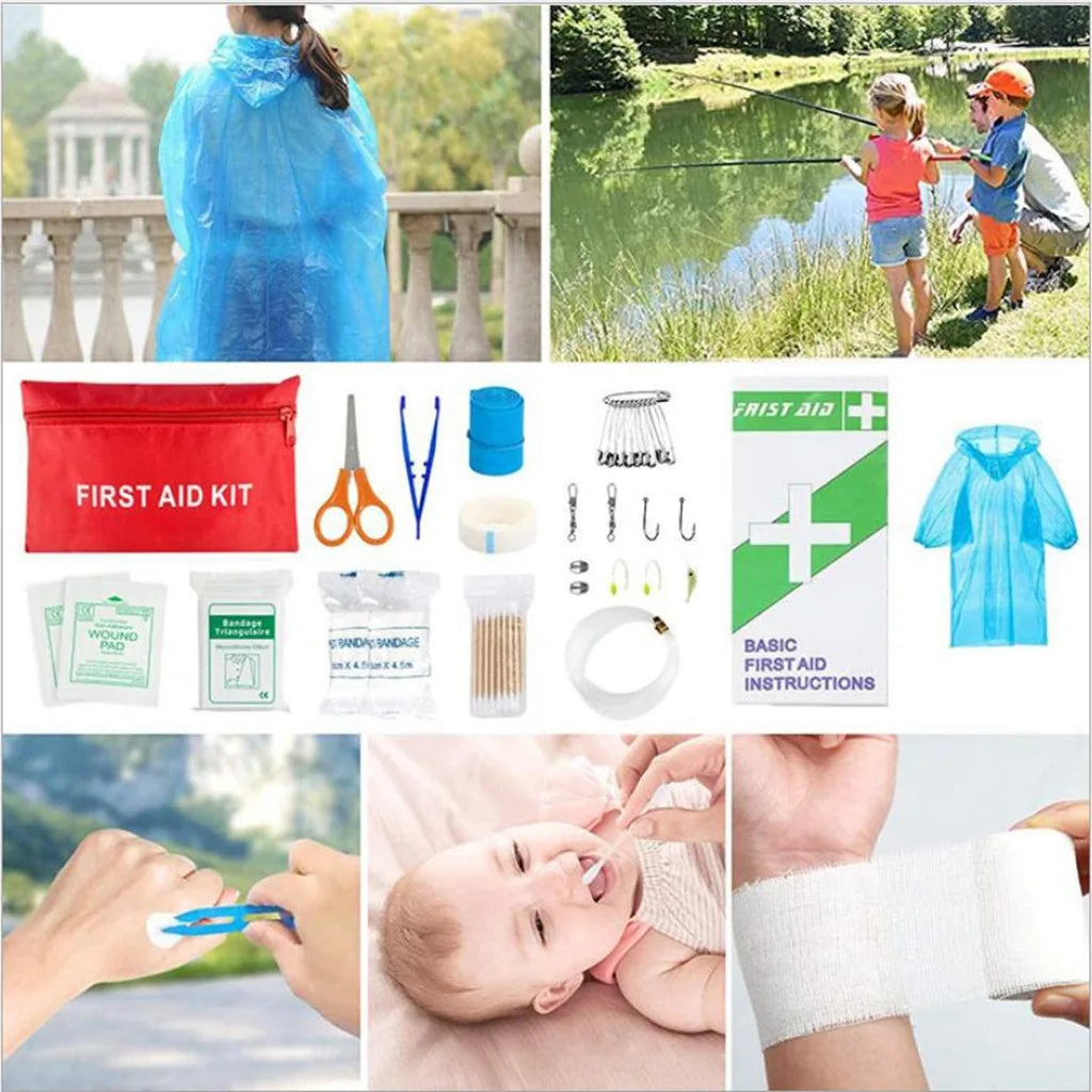 Survival First Aid Kit with Molle Bag – Full Emergency Set
