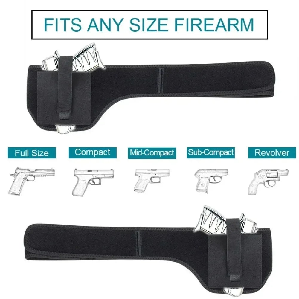 Universal Tactical Concealed Carry Holster – Waist Belt Compatible