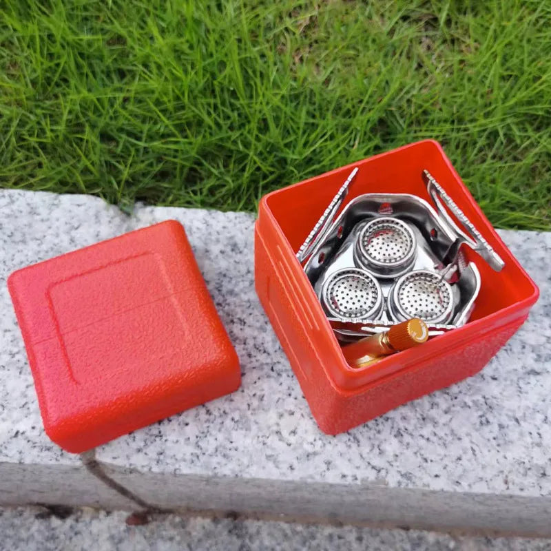 3-Head Folding Gas Stove – 5800W Camping Burner