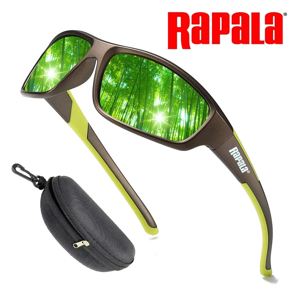 Rapala Polarized Fishing Sunglasses – UV Protection with Case