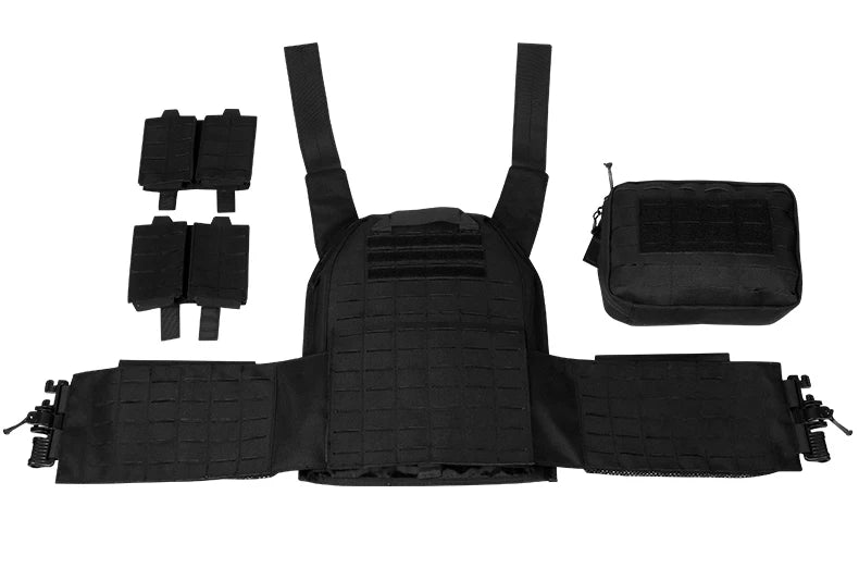 Ranger Green Tactical Plate Carrier Vest – MOLLE & Quick-Release