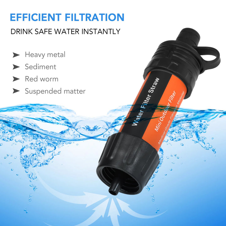 Portable Outdoor Water Filter Purifier for Camping
