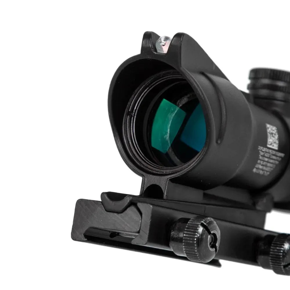 4x32 Tactical Riflescope – Green/Red Fiber Optic Reticle Sight