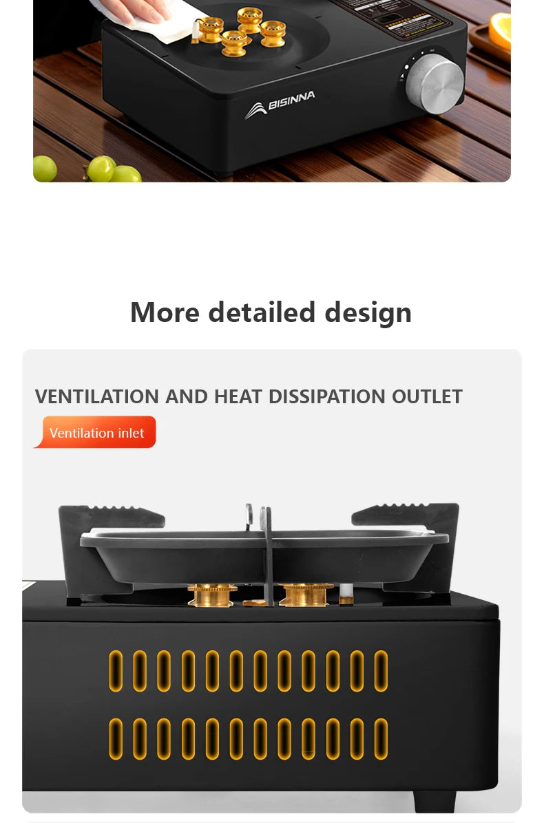 BISINNA 5800W Portable Camping Gas Stove