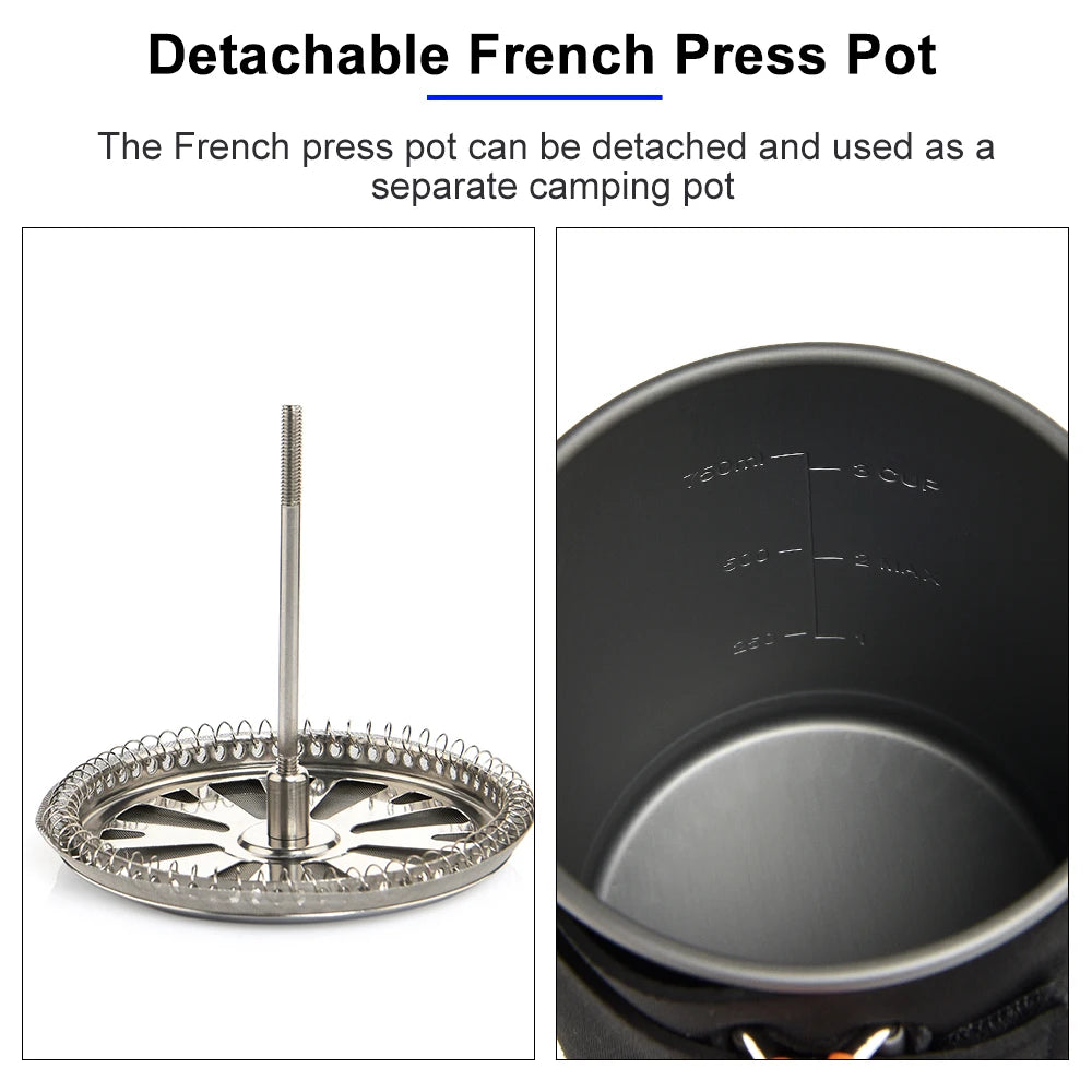 Widesea Camping Cooking System – Stove, Pot & Cookware Set
