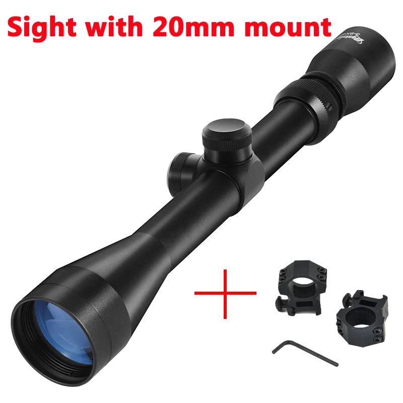3-9X40 Hunting Rifle Scope with Mil-Dot Reticle
