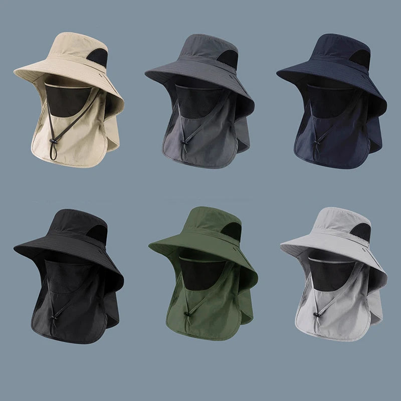 UV Protection Sun Hat – Outdoor Bucket Hat with Neck Flap