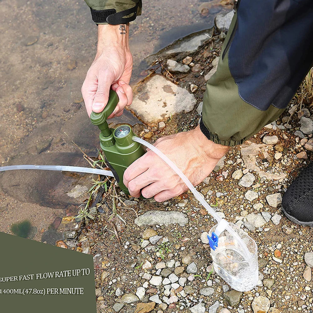 Portable Outdoor Water Filter Straw for Camping & Survival