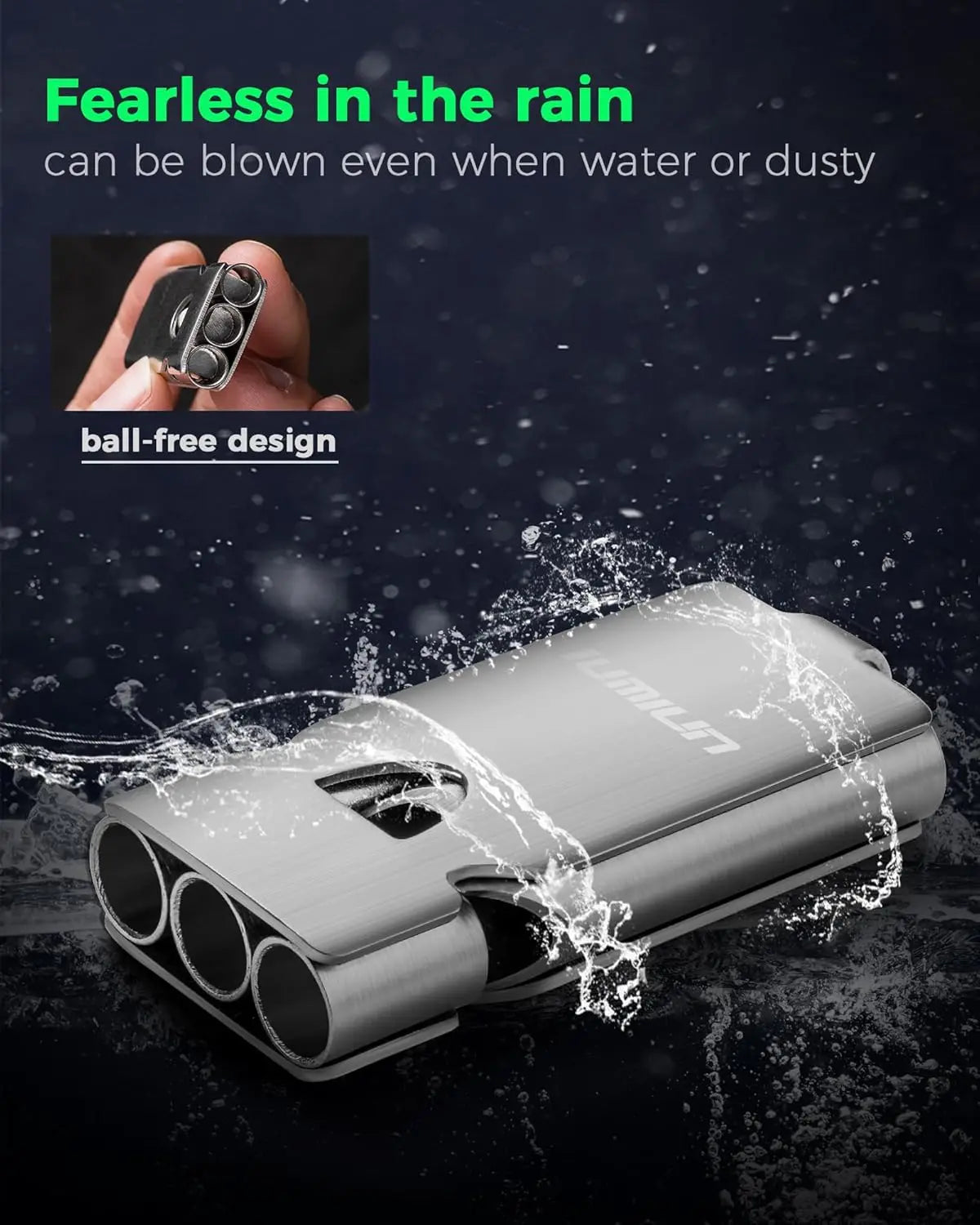 Titanium Emergency Survival Safety Whistle