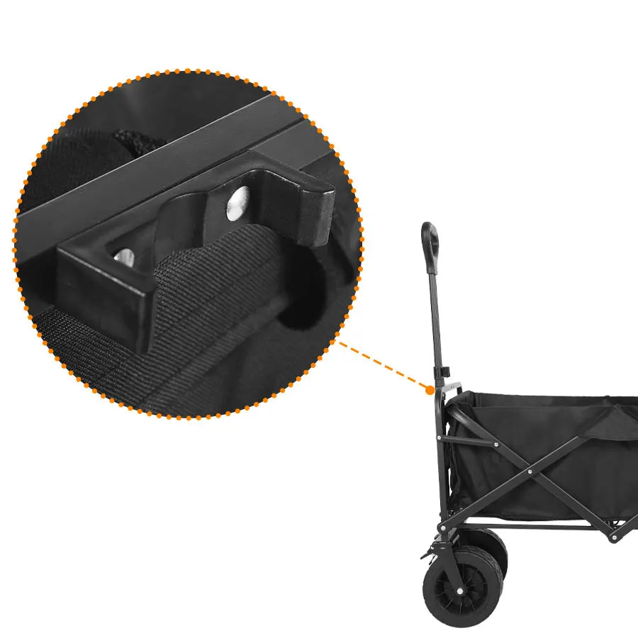 Collapsible Folding Utility Wagon – Heavy-Duty Outdoor Cart