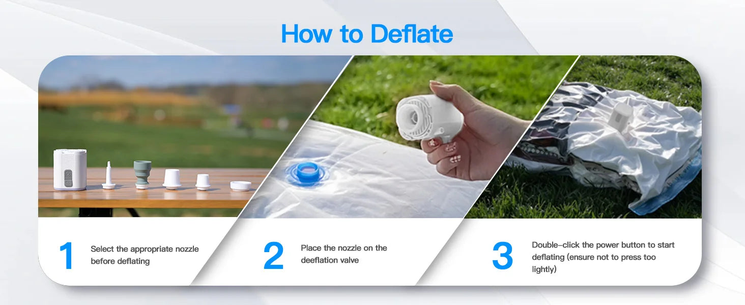 3-in-1 Mini Portable Inflator