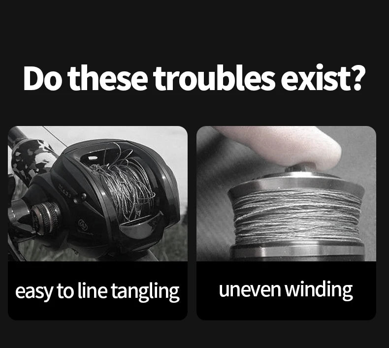 LINNHUE Fishing Line Winder – Lightweight Spooler for Spinning & Baitcasting Reels