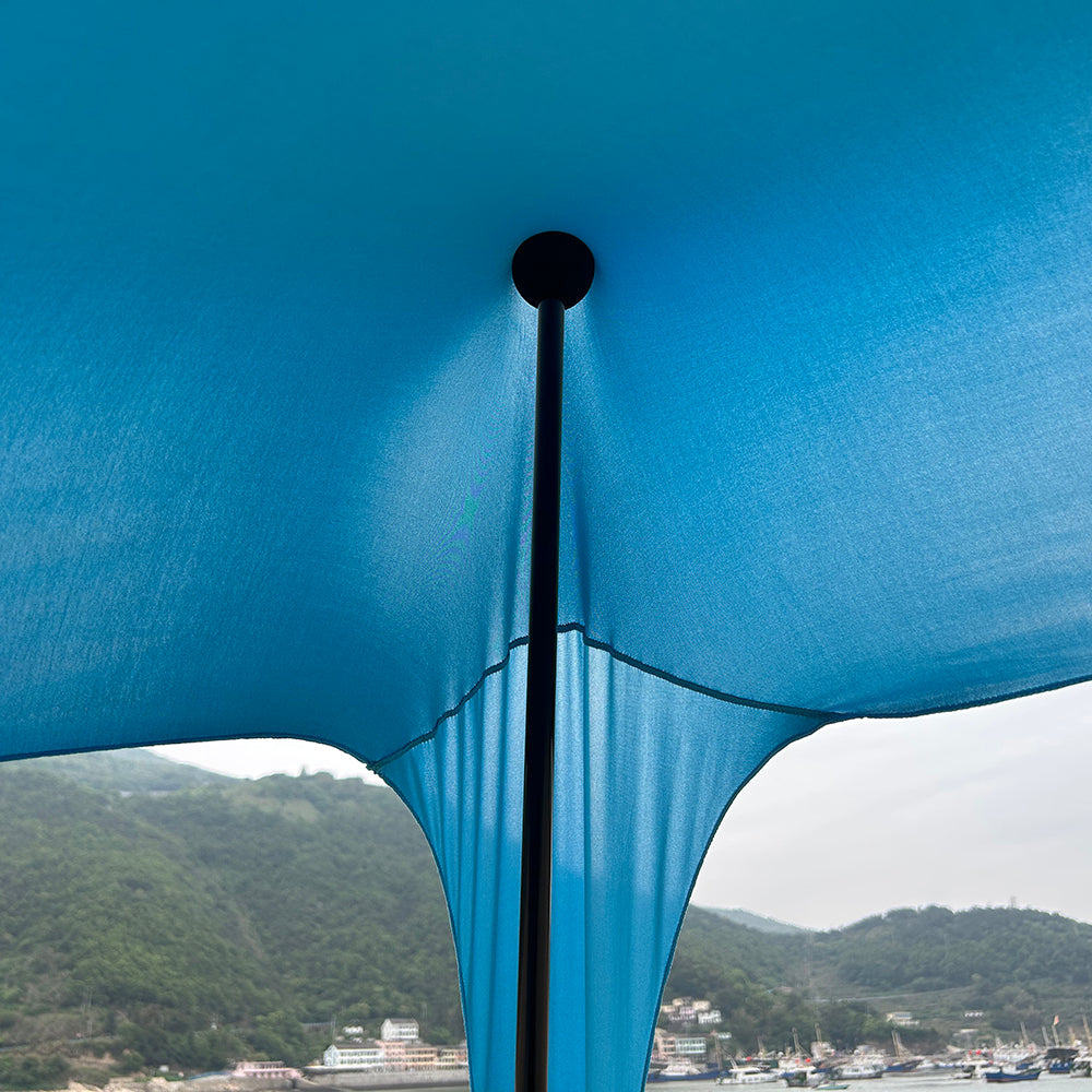 Portable Beach Tent Sun Shelter – UPF50+ Windproof Family Canopy